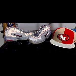 Nike Air Max Penny 1 LE DB Doernbecher Size 6.5y w/Matching Hat no box